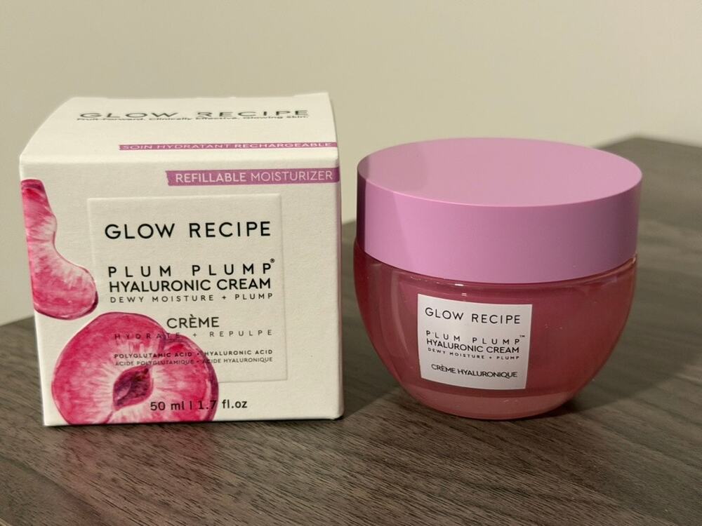 Glow Recipe Plum Plump Hyaluronic Cream 50ml NEW IN BOX Full Size
